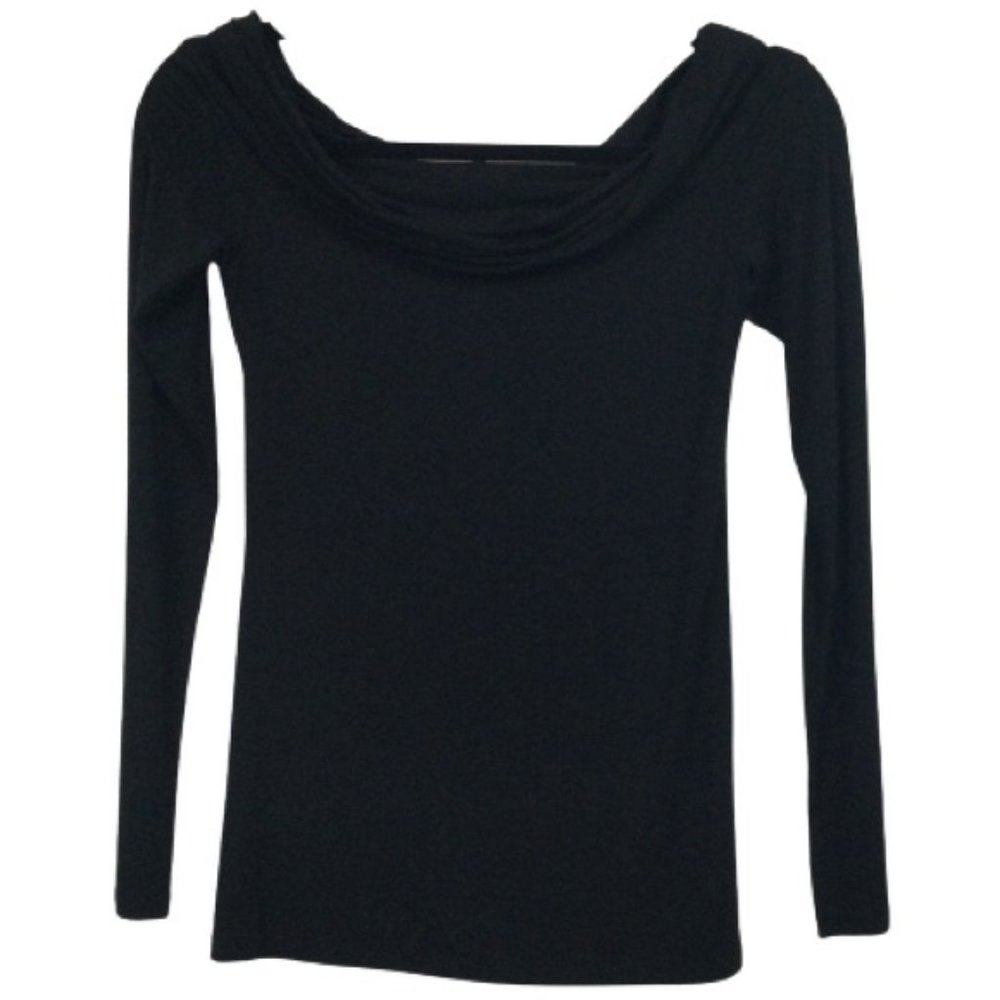 Wilfred Aritzia Exposed Shoulder Long Sleeve Top